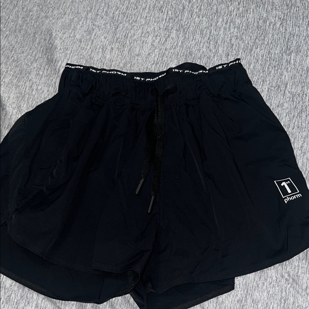 1st Phorm Women's Black Athletic Shorts